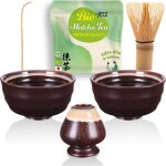 Checarzhn - - no1 - matcha set duo avec deux bols a matcha, un porte - balai a matcha en céramique et ... Checarzhn - - no1 - matcha set duo avec deux bols a matcha, un porte - balai a matcha en céramique et ...