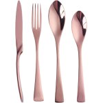 Checarzhn - - no1 - mnagre de couverts inox dor pour 6 personnes. ensemble de couverts de table 24 ...