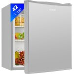 Checarzhn - - no1 - mini - rfrigrateur, 42l, 2 etagres grillages, kb7346, inox