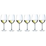Chef and sommelier - lot de 6 verres a pied 75cl - d0795