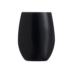 Chef et sommelier - boite de 6 verres gobelets primary color 36 cl noirs - noir