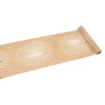 Chemin de table toile anniversaire eclat 28cmx3m