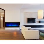 Chemine electrique grande taille 2000w avec tlcommande volcano 5xl color style