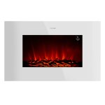 Chemine murale lectrique dcorative cecotec readywarm 3590 flames connected blanc 1000 - 2000 w