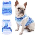 Chemise pour chien, gilet de refroidissement chien, chien veste bleu, respirant t - shirts eté pour animaux ... Chemise pour chien, gilet de refroidissement chien, chien veste bleu, respirant t - shirts eté pour animaux ...