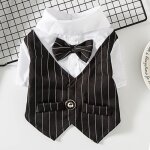 Chemise en coton pour petit chien, style britannique, pour homme, vêtement décontracté, chiot, chien, ... Chemise en coton pour petit chien, style britannique, pour homme, vêtement décontracté, chiot, chien, ...