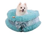 Chenil en peluche pour animaux de compagnie, nouveau style, niche d'hiver de 40cm / 50cm avec noeud papillon, ...