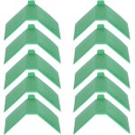 Chenquansarl - 10pcs plastique small green anti - skid design dove rest stand perches bird supplies, ...