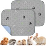 Chenquansarl - lot de 4 tapis hygiéniques lavables et réutilisables pour cage de cochon d'inde, imperméables, ... Chenquansarl - lot de 4 tapis hygiéniques lavables et réutilisables pour cage de cochon d'inde, imperméables, ...