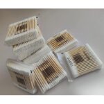 Chenquansarl - 500 coton - tige en bambou coton - tige bio coton - tige en bois emballage ecologique ...