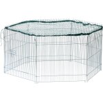 Chenquansarl - 80614 grand set pour enclos a lapins, hexagonal - filet en nylon, cabane en bois et biberon, ... Chenquansarl - 80614 grand set pour enclos a lapins, hexagonal - filet en nylon, cabane en bois et biberon, ...