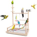 Chenquansarl - aire de jeux pour o aux - accessoires pour cage a perroquet (1 echelle en forme de a)