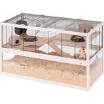 Chenquansarl - cage hamster domster, cage souris, 3 niveaux, avec accessoires, plateformes et echelles, ...
