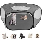 Chenquansarl - cage pour petits animaux pliable parc de animaux avec maille respirante clture pour animaux ...