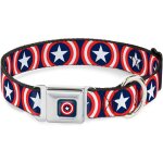 Chenquansarl - collier pour chien avec boucle de ceinture de scurit motif bouclier captain america ...