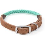 Chenquansarl - collier pour chien en corde de coton tressé durable collier pour chien en cuir véritable ... Chenquansarl - collier pour chien en corde de coton tressé durable collier pour chien en cuir véritable ...