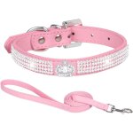 Chenquansarl - collier chien collier chien cuir pour strass collier pour chien et ensemble de laisse ...
