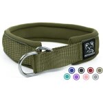 Chenquansarl - collier pour chien semi etrangleur, résistant nylon collier de dres avec souple rembourré ... Chenquansarl - collier pour chien semi etrangleur, résistant nylon collier de dres avec souple rembourré ...