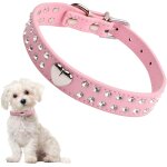 Chenquansarl - collier pour chien avec strass colliers pour chien en cuir scintillant bling colliers ...
