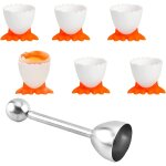 Chenquansarl - ensemble de coupe - ?uf toqueur ouvre - oeufs en acier inoxydable oeuf coque remover pour ...