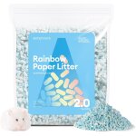 Chenquansarl - litire en papier 1kg, super absorbante sans poussire avec contrle des odeurs, hamsters ...