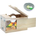Chenquansarl - nichoir en bois pour perruches et inséparables - pour o aux sauvages, perruches, calopsittes ... Chenquansarl - nichoir en bois pour perruches et inséparables - pour o aux sauvages, perruches, calopsittes ...