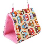 Chenquansarl - nid d'o au hamac chaud doux suspendu cave confortable triangulaire perroquet snuggle hut ...
