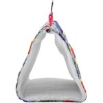 Chenquansarl - nid d'o au hamac chaud doux suspendu cave confortable triangulaire perroquet snuggle hut ...