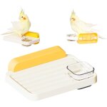 Chenquansarl - perchoir perroquet, mangeoire o aux sur pied, cage perroquet accessoires avec 1 bol d'alimentat ... Chenquansarl - perchoir perroquet, mangeoire o aux sur pied, cage perroquet accessoires avec 1 bol d'alimentat ...