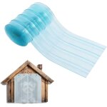 Chenquansarl - rideau de porte pour niche a chien, rideau laniere pvc 3. 6m * 20cm (avec 2pc metal strips), ...