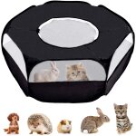 Chenquansarl - tente de cage lgre et pliable pour petits animaux, clture d'exercice extrieur / intrieur ...