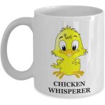 Chicken whisperer whisper mug - cadeaux dr�les d'anniversaire pour les amoureux des animaux de compagnie ...