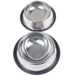 Chien chat bols acier inoxydable voyage empreinte gamelle bol a eau pour animal de compagnie chien chats ...