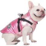 Chien chat manteaux vestes chiens sous - ventre harnais attach� chaud gilet hiver r�fl�chissant coton ...