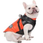 Chien chat manteaux vestes chiens sous - ventre harnais attach� chaud gilet hiver r�fl�chissant coton ...