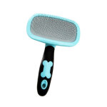Chien chat peigne brosse aiguille brosse a cheveux pour animaux de compagnie auto - nettoyant slicker ...