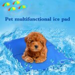 Et chien tapis glace pad grande taille glace soie cool lits pour animaux de compagnie canap coussin ...
