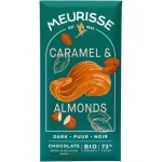 Chocolat noir meurisse caramel et amandes 100g