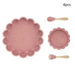 Chocolate - assiette a manger en silicone pour bb, vaisselle a succion, antidrapante, non chaude, ...