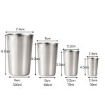 Chope a bi�re en m�tal en acier inoxydable, gobelet a caf�, th�, lait, ustensile de cuisine domestique, ...