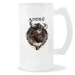 Chope de bi�re andr� design viking verre a bi�re pinte cadeau ap�ro humour alcool pour amateur de bi�re ...