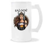 Chope de bière prénom salomé femme viking valkyrie design guerrière verre a bière pinte cadeau apéro ... Chope de bière prénom salomé femme viking valkyrie design guerrière verre a bière pinte cadeau apéro ...