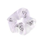 Chouchou satin les girls 11cm blanc