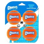 Chuckit! balle de tennis 4 - pk m � 6, 5cm - pour chien
