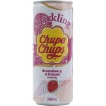 Chupa chups sucettes saveur fraise & cr�me 250g