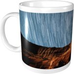 Ciel etoile au - dessus de la montagne dans le far west tasses a cafe imprimees tasses a cafe en porcelaine ...