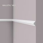 Cimaise nmc wl1 wallstyl noel marquet profil de d�coration design intemporel classique blanc 2 m