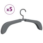 Cintres extensibles 5 pcs gris