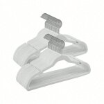 Cintres en velours, lot de 50, antiglisse, avec encoches, barre pour pantalons, crochet pivotant à 360, ... Cintres en velours, lot de 50, antiglisse, avec encoches, barre pour pantalons, crochet pivotant à 360, ...