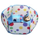 Cl�ture a points portable pliable pour animaux de compagnie, parc pour hamster, cochon d'inde, chiot, ...